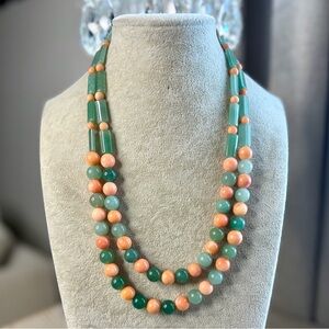 NWT Jay King DRT Ángel Skin Coral + Aventurine Necklace